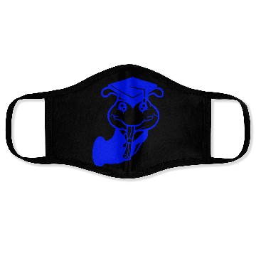 Discover Caterpillar hole school graduation passed College Face Masks