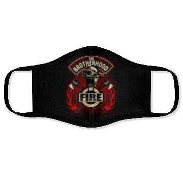 Discover Brotherhood of Fire Firefighter Emblem Face Masks