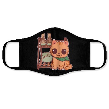 Discover Kawaii Cat at Matcha Station Face Masks