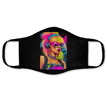 Discover Cyberpunk Diva Face Masks