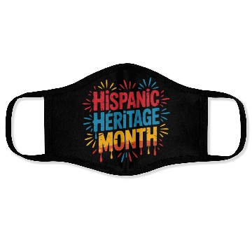 Discover Hispanic Heritage Month Celebration Design Face Masks
