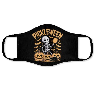 Discover Pickleween Pickleball Halloween Face Masks