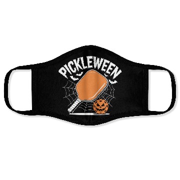 Discover Pickleween Pickleball Player Halloween Face Masks