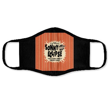 Discover Sonny Eclipse Retro Poster Small Face Masks