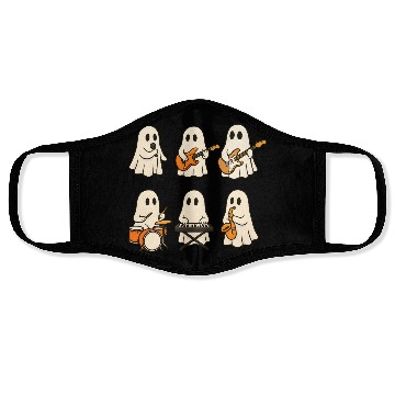Discover Ghost Band Musical Ensemble Face Masks
