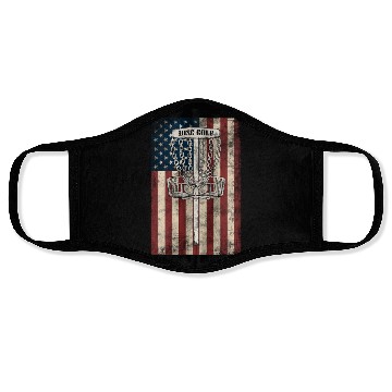 Discover Disc Golf – USA Flag Design Face Masks