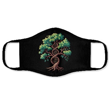 Discover Tree of Life with DNA Spiral Face Masks
