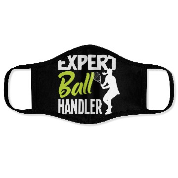 Discover Expert Ball Handler Tennis Player Design Face Masks