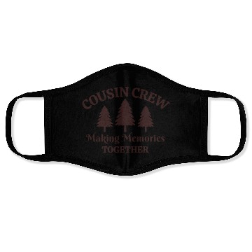 Discover Cousin Crew Forest Memory Design Face Masks