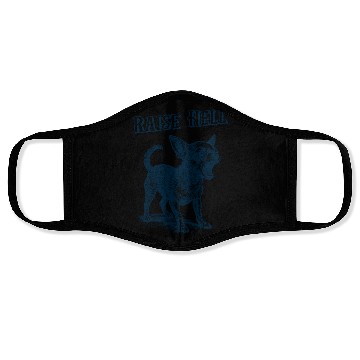 Discover Raise Hell Chihuahua Face Masks