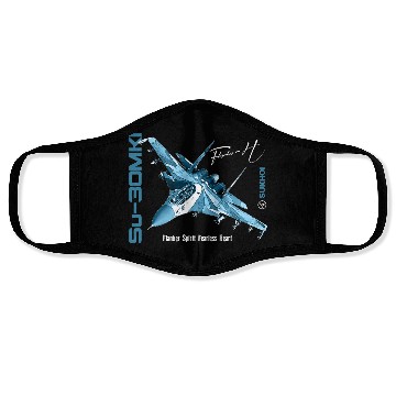 Discover Sukhoi SU-30 MKI Russian Fighterjet Face Masks