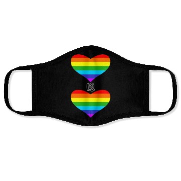 Discover Love is Love Face Masks