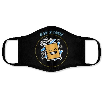 Discover Back 2 School Cool School Beginnning Face Masks