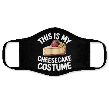 Discover Strawberry Cheesecake Costume Design Face Masks