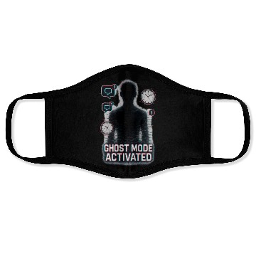 Discover Ghost Mode Activated  Face Masks