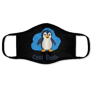 Discover Arctic Penguin with Snow Effect Face Masks