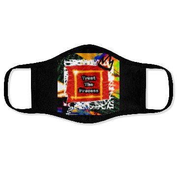 Discover Trust The Process Graffiti Art Design Face Masks