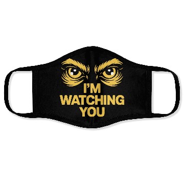 Discover Bold Eyes Watchful Graphic Face Masks