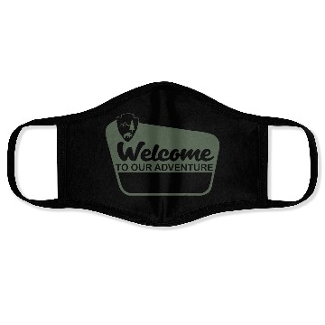 Discover Nature-Inspired Wilderness Trek Design Face Masks