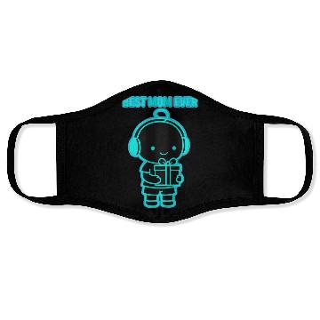 Discover Best Mom Ever Neon Glow Design Face Masks
