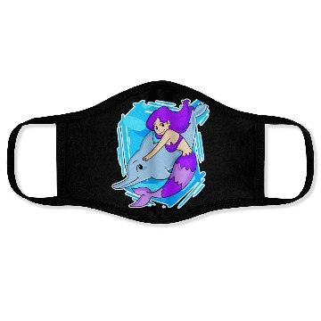 Discover Dolphin with Mermaid Face Masks