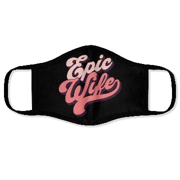 Discover Retro Ethereal Vibe Epic Wife Face Masks