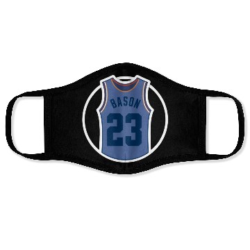 Discover Bason 23 Basketball Jersey Design Face Masks