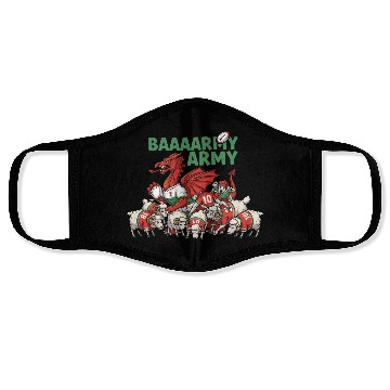 Discover Dragon Rugby Fan Squad  Face Masks