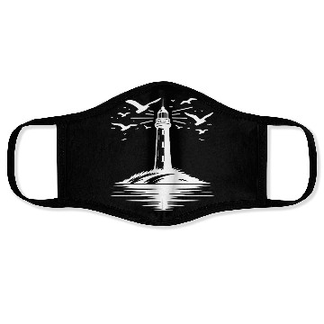 Discover Lighthouse Tattoo Coastal Light For Coastguards Face Masks