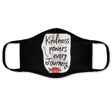 Discover Kindness Powers Journey Design Face Masks
