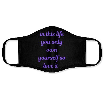 Discover Bold Positive Quote Face Masks for Mindful Souls