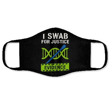 Discover Forensic Chemist Crime Lab Toxicology Science Face Masks