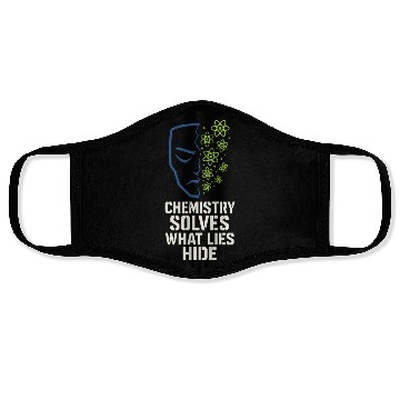 Discover Forensic Chemist Crime Lab Toxicology Science Face Masks