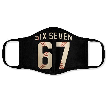 Discover Six Seven 67 Funny Meme Face Masks