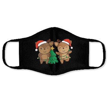 Discover Deer Christmas Winter Animals Deer Face Masks