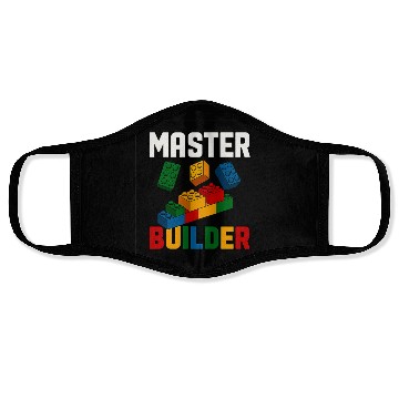 Discover Master Builder Wall Brick System Toys Team Face Masks