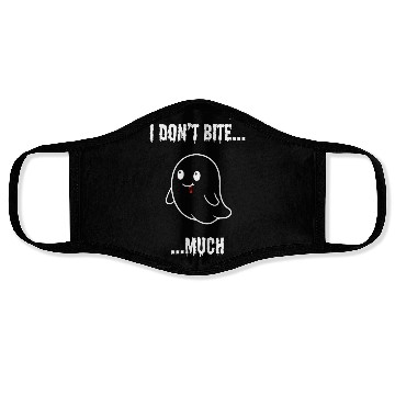 Discover I Don't Bite... Much - Cute Vampire Ghost Face Masks