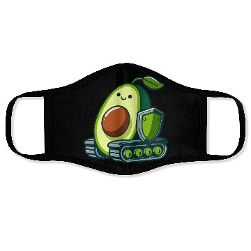 Discover cute avocado tank Face Masks
