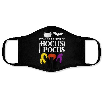 Discover Hocus Pocus Haloween Party Face Masks