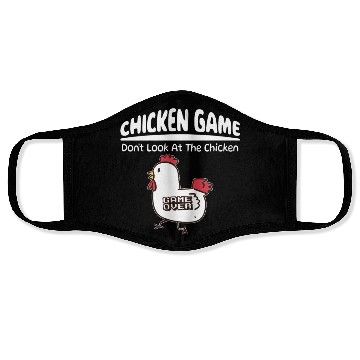 Discover Chicken Game Don't Look at The Chicken Funny Meme  Face Masks