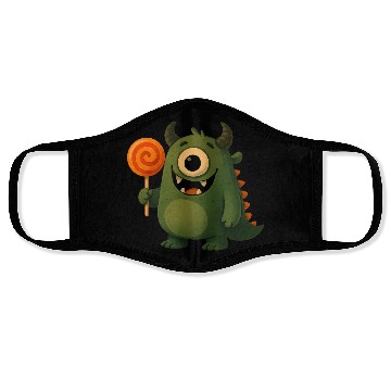 Discover Whimsical Monster with Lollipop Face Masks