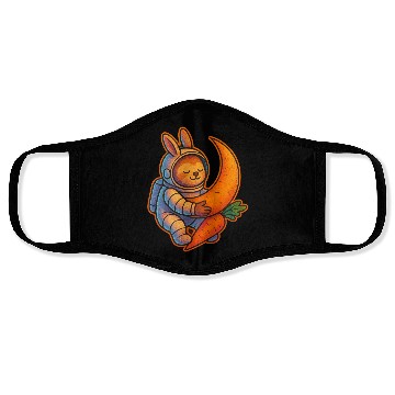 Discover Adorable Moon Bunny with Carrot Face Masks