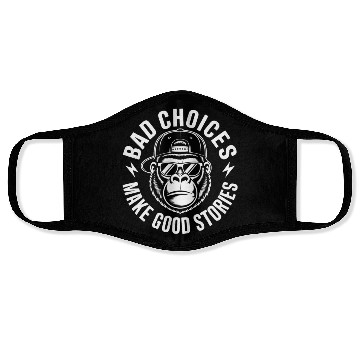 Discover Humorous Monkey with Sunglasses and Cap Face Masks