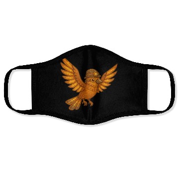 Discover Steampunk Owl with Gears and Lantern Face Masks