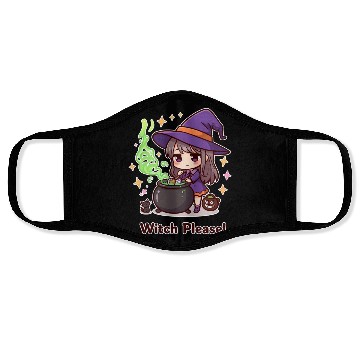 Discover Cute Witch Cauldron Adventure Face Masks