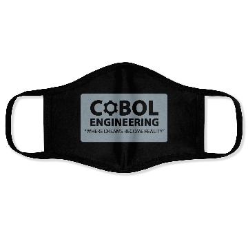 Discover Cobol Engineering Face Masks