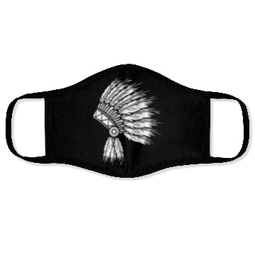 Discover NATIVE AMERICAN HEAD PIECE Face Masks