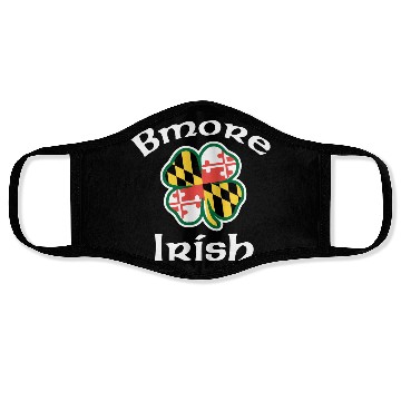 Discover Baltimore Bmore Irish Face Masks