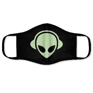 Discover Alien headphones Glow in the dark Face Masks