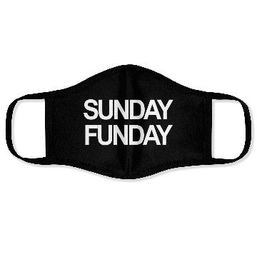 Discover Sunday Funday VInny Jersey Shore Face Masks